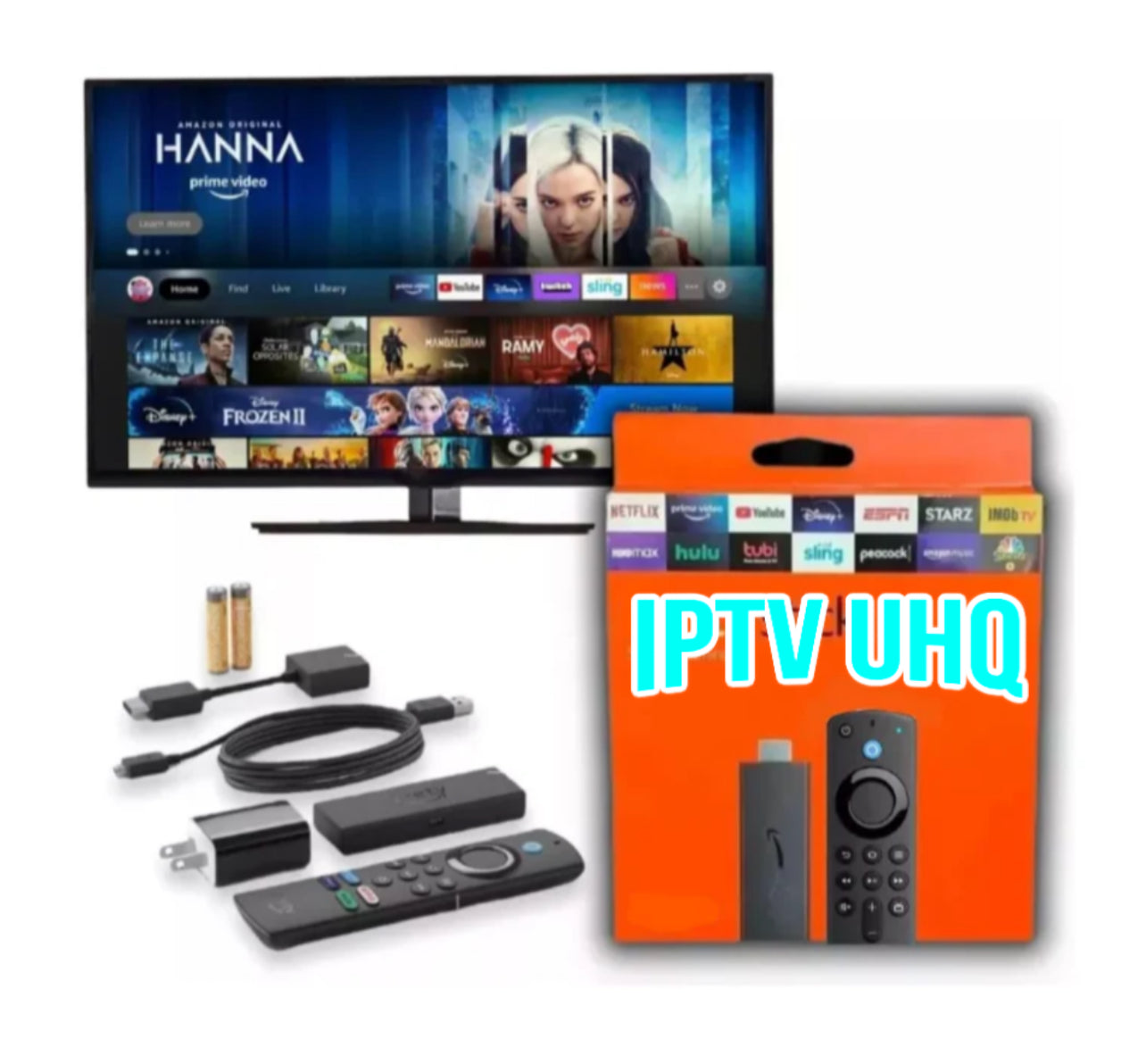 PACK BOX TV + (iptv 12mois)